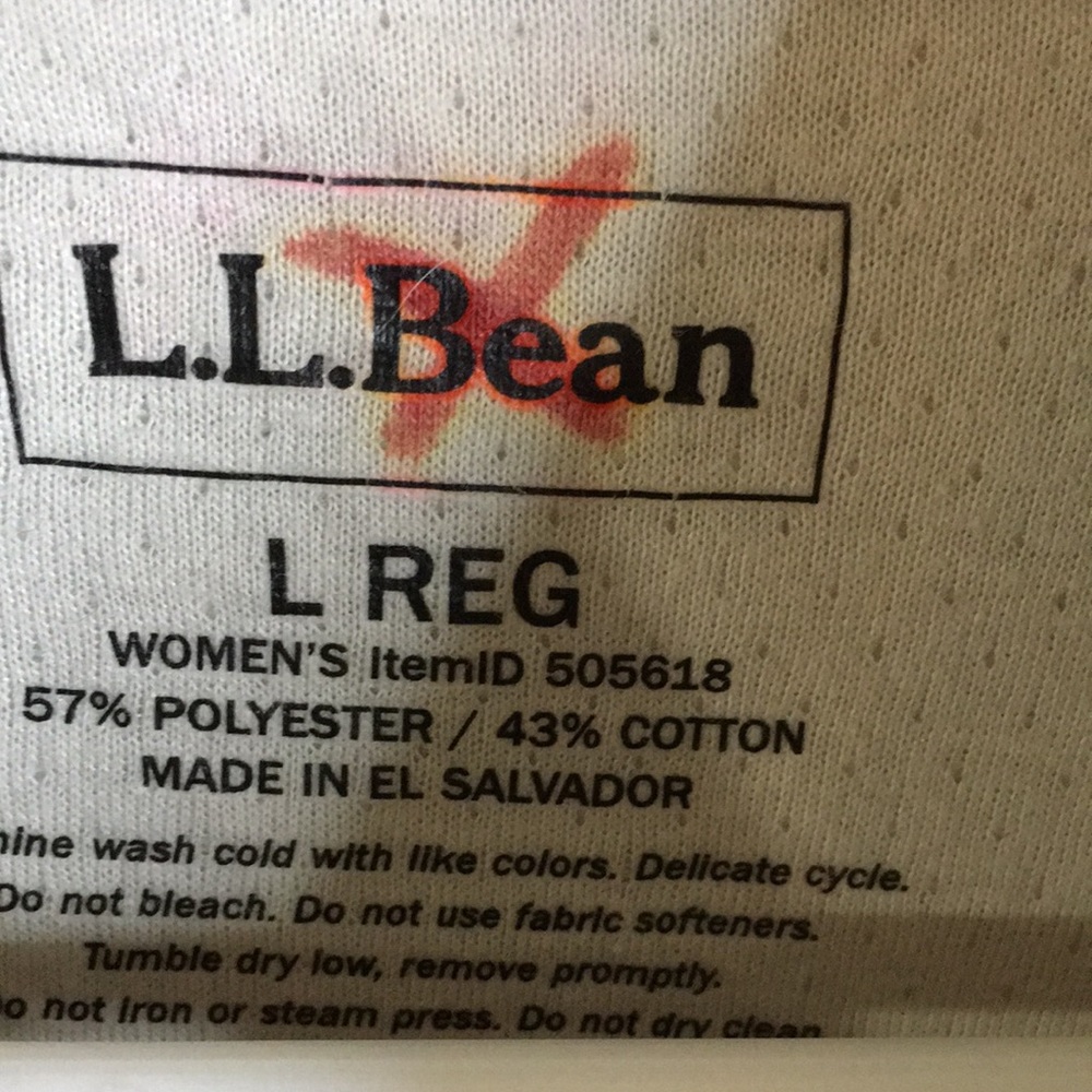 LL BEAN Large mock turtle pullover - Picture 3 of 7